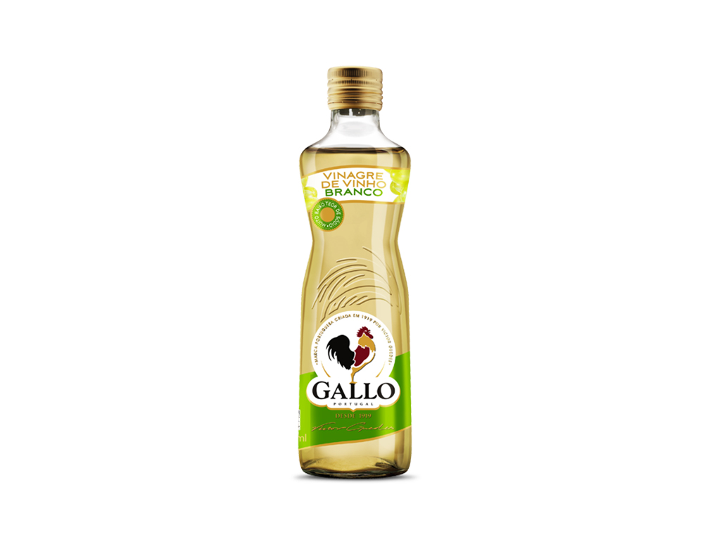 VINAGRE DE VINHO BRANCO GALLO 250 ML (CX 6 FR)